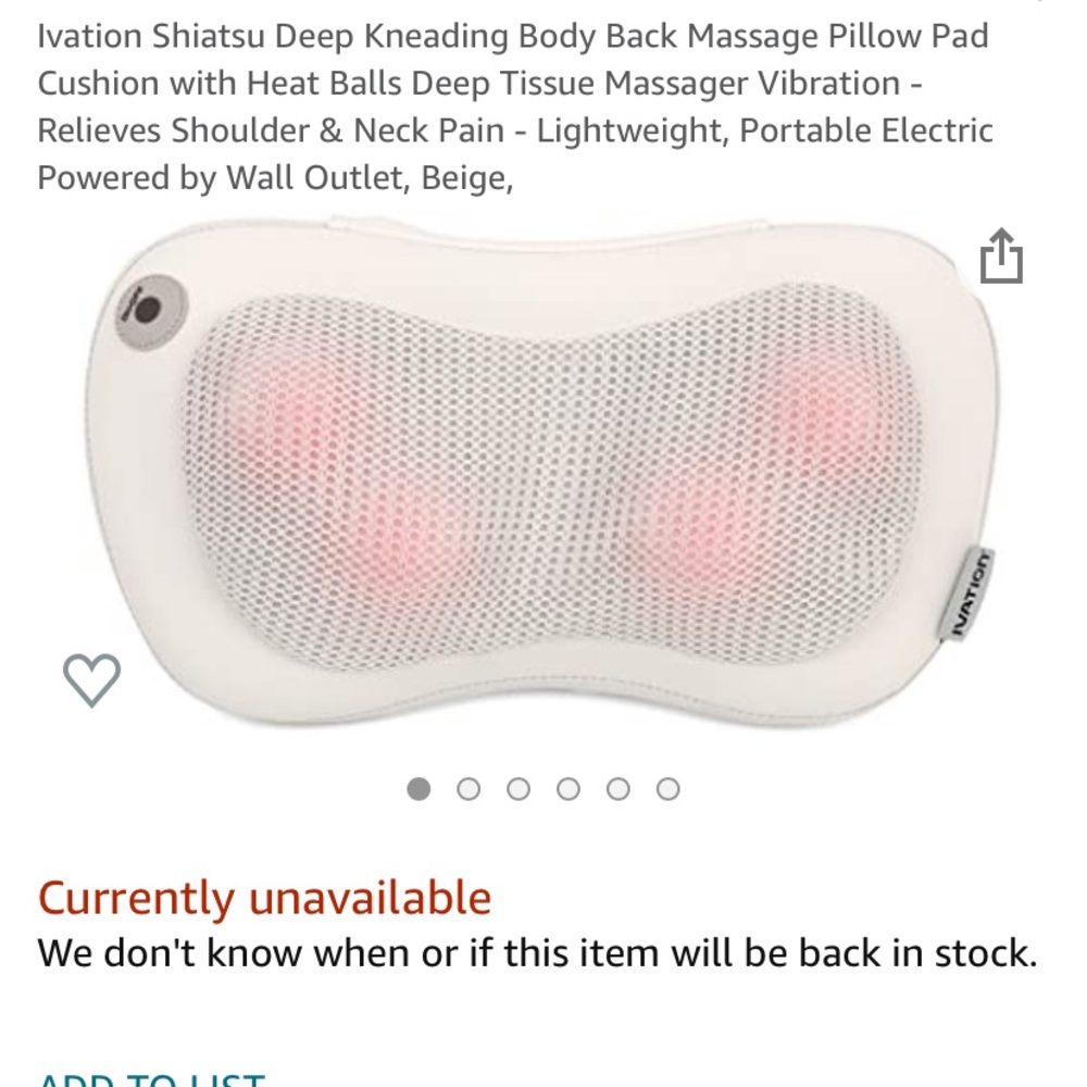 Heated massager